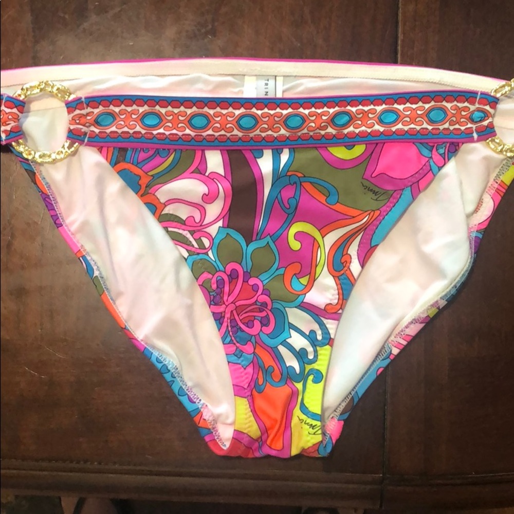 Trina Turk!  Multicolor bikini bottom! Size 10